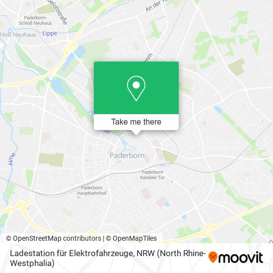 Ladestation für Elektrofahrzeuge map