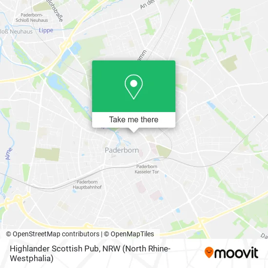 Карта Highlander Scottish Pub