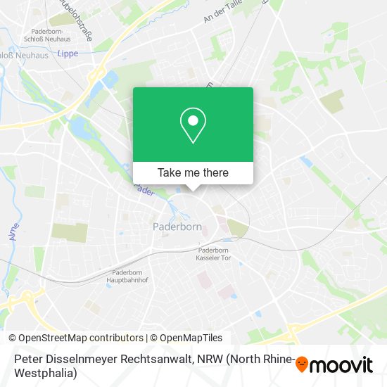 Карта Peter Disselnmeyer Rechtsanwalt