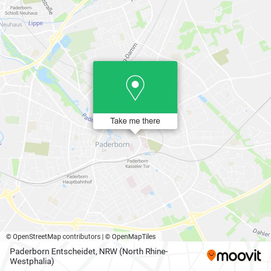 Paderborn Entscheidet map