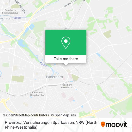 Provinzial Versicherungen Sparkassen map