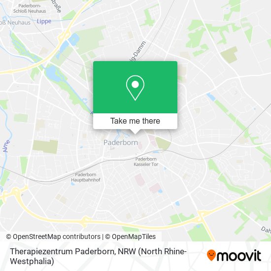 Therapiezentrum Paderborn map