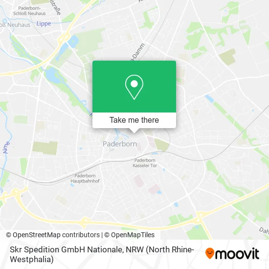 Карта Skr Spedition GmbH Nationale