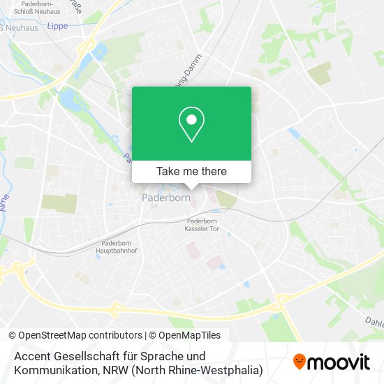 Accent Gesellschaft für Sprache und Kommunikation map