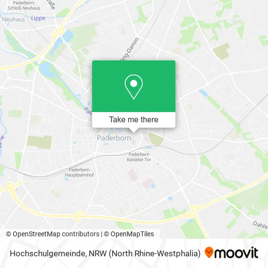 Карта Hochschulgemeinde