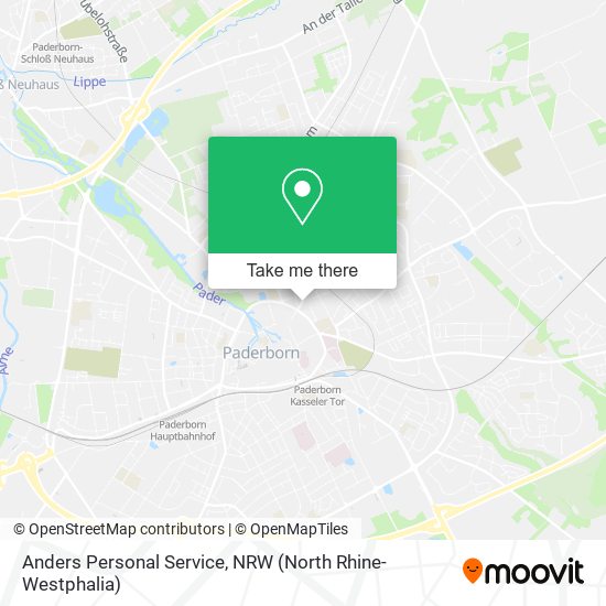 Anders Personal Service map