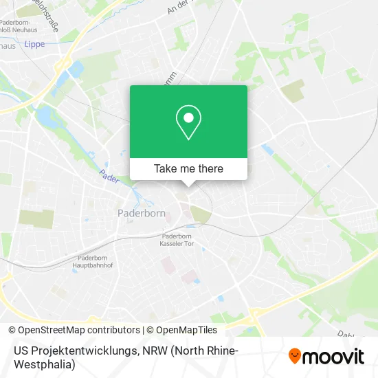 Карта US Projektentwicklungs