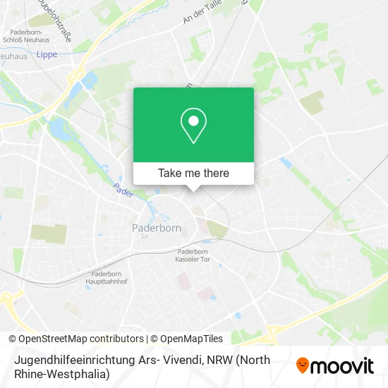 Карта Jugendhilfeeinrichtung Ars- Vivendi