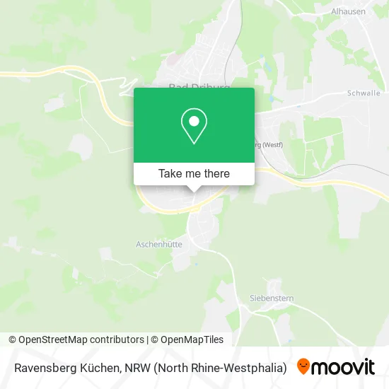 Карта Ravensberg Küchen