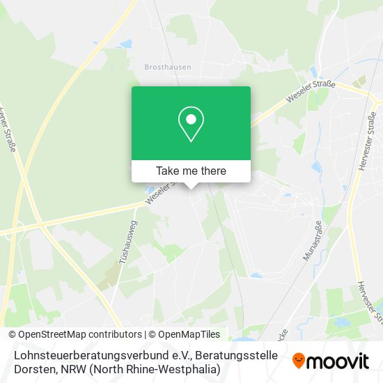 Lohnsteuerberatungsverbund e.V., Beratungsstelle Dorsten map