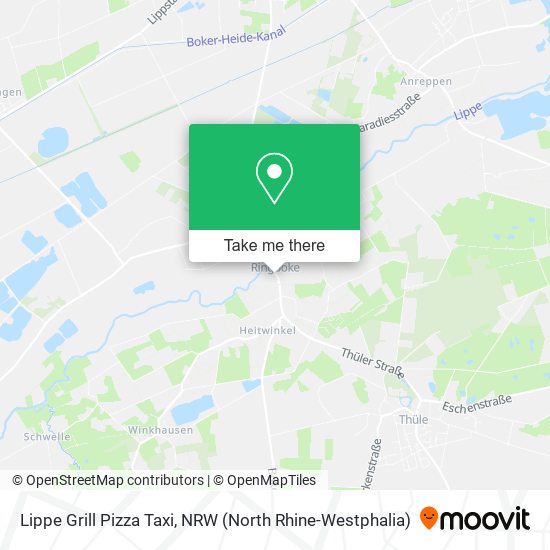 Lippe Grill Pizza Taxi map