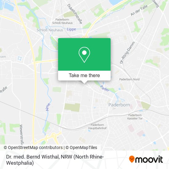 Dr. med. Bernd Wisthal map