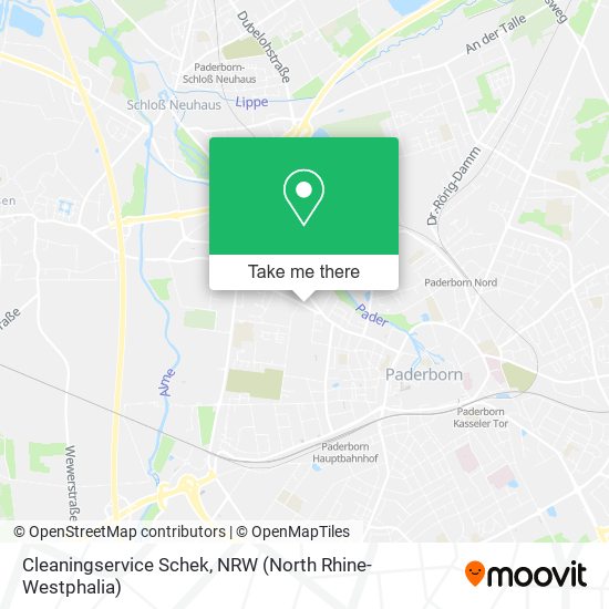 Cleaningservice Schek map