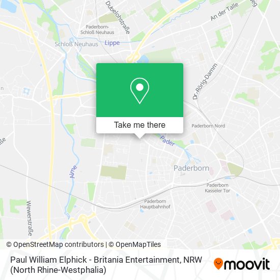 Paul William Elphick - Britania Entertainment map