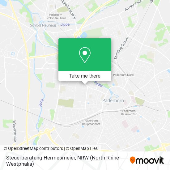 Steuerberatung Hermesmeier map