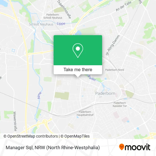 Карта Manager Sql