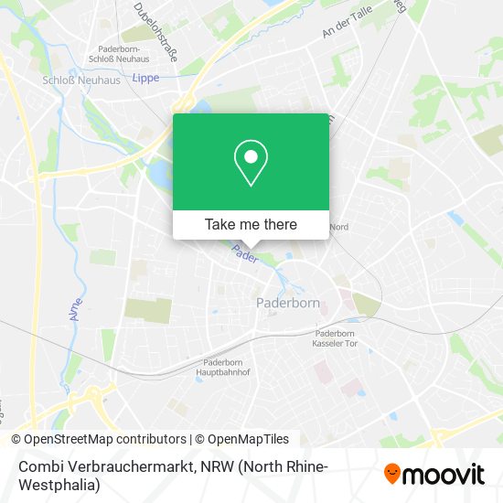 Combi Verbrauchermarkt map