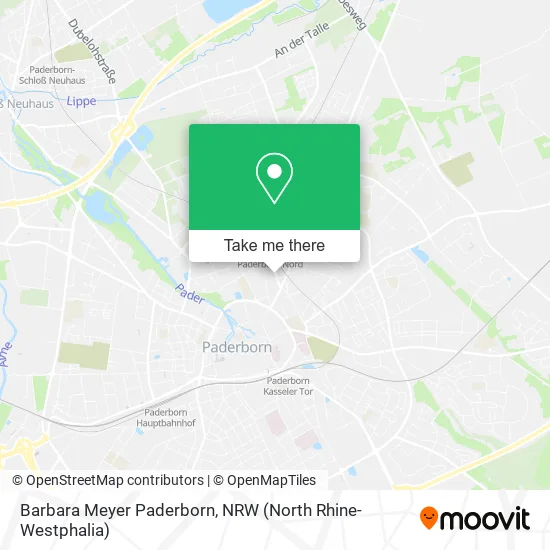 Barbara Meyer Paderborn map