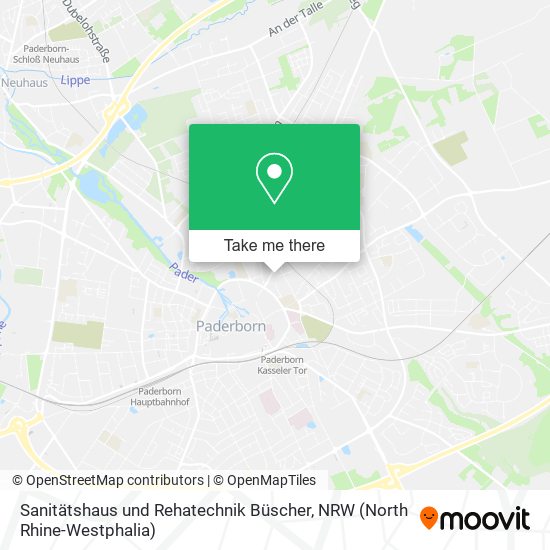 Sanitätshaus und Rehatechnik Büscher map