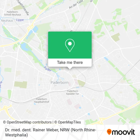 Dr. med. dent. Rainer Weber map