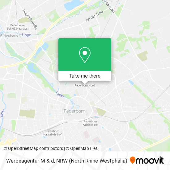 Карта Werbeagentur M & d