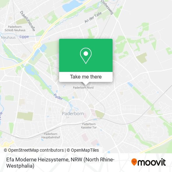Карта Efa Moderne Heizsysteme