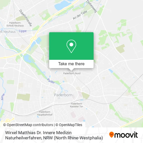Wirxel Matthias Dr. Innere Medizin Naturheilverfahren map