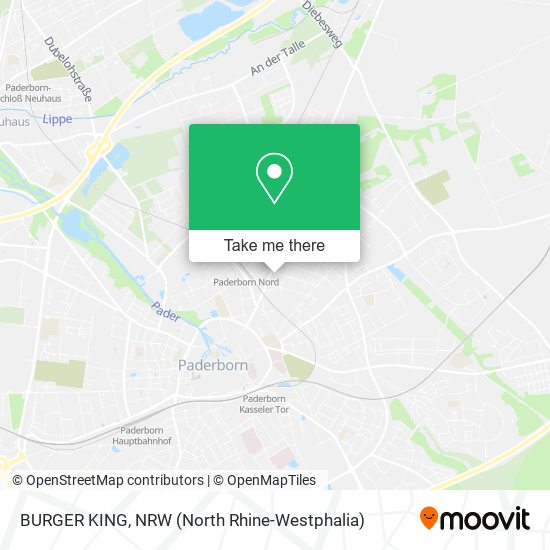 Карта BURGER KING