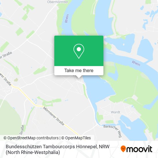 Bundesschützen Tambourcorps Hönnepel map