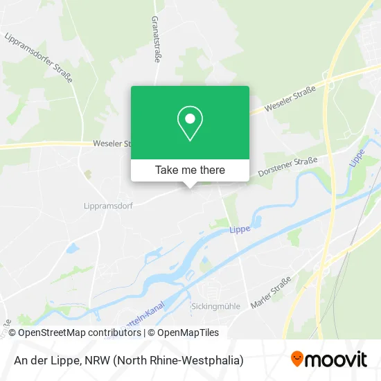 Карта An der Lippe