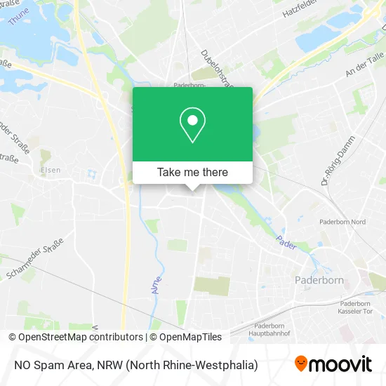 Карта NO Spam Area