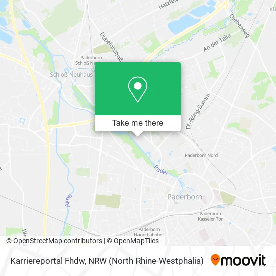 Карта Karriereportal Fhdw