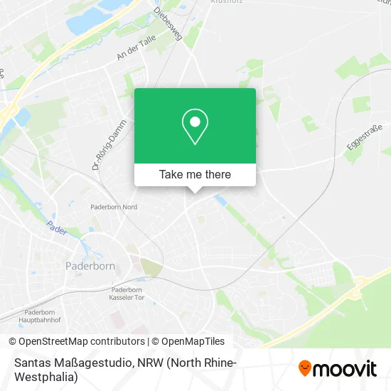 Карта Santas Maßagestudio