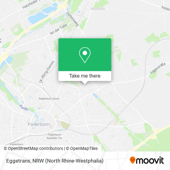 Карта Eggetrans