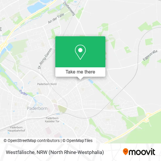 Карта Westfälische