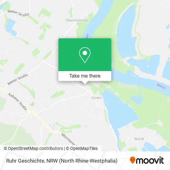 Карта Ruhr Geschichte