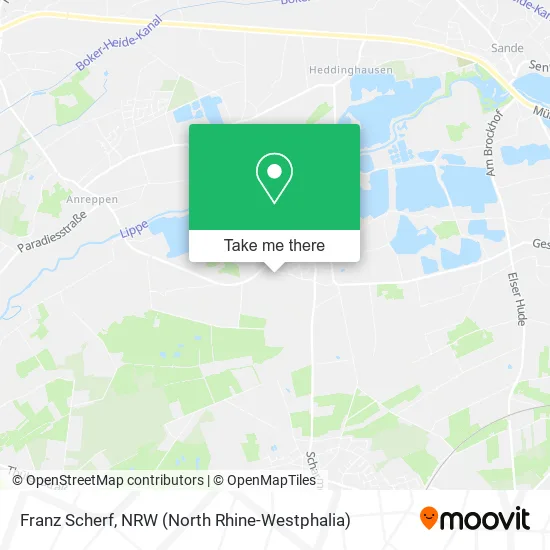 Карта Franz Scherf