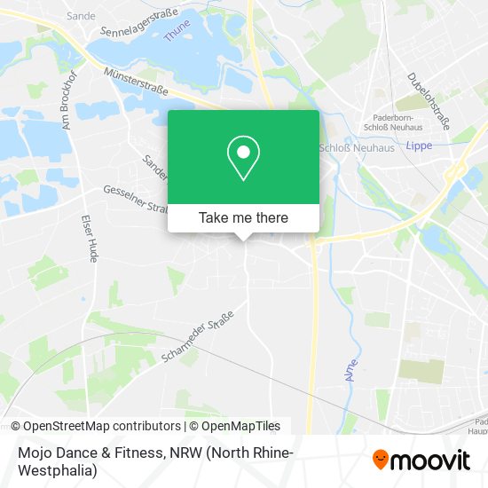 Mojo Dance & Fitness map