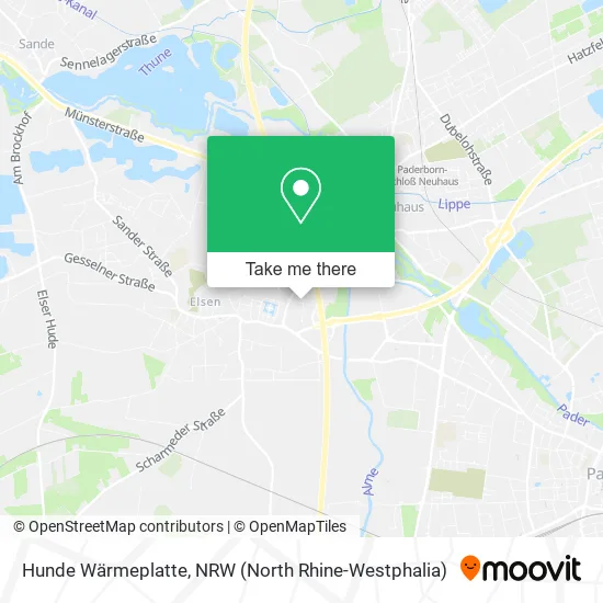 Карта Hunde Wärmeplatte