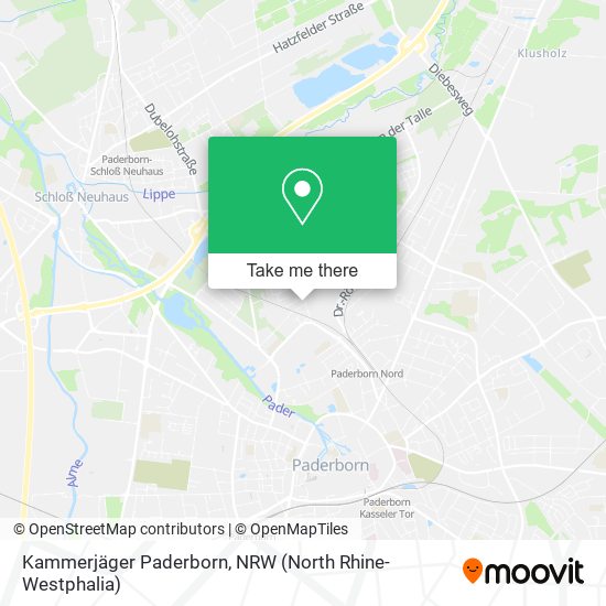 Kammerjäger Paderborn map