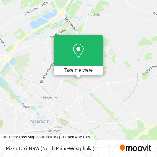 Карта Pizza Taxi