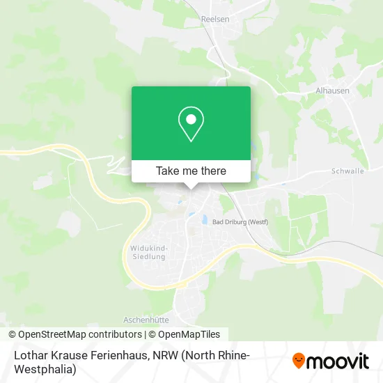 Карта Lothar Krause Ferienhaus