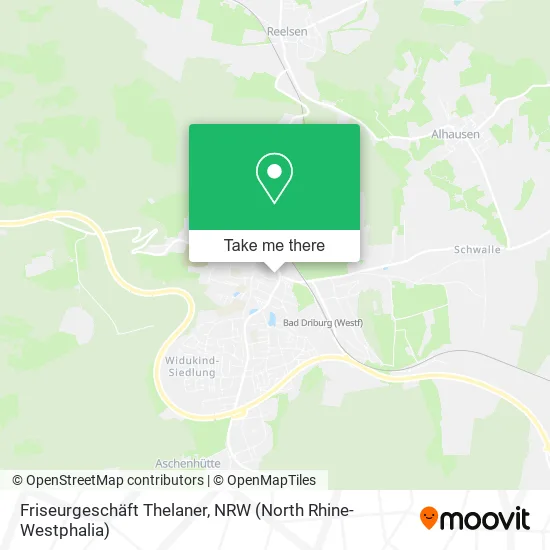 Карта Friseurgeschäft Thelaner