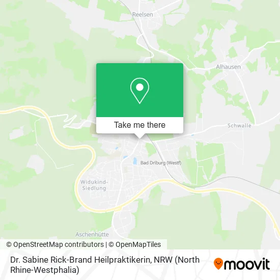 Карта Dr. Sabine Rick-Brand Heilpraktikerin