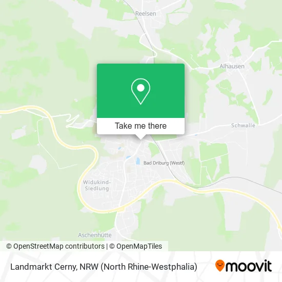 Карта Landmarkt Cerny