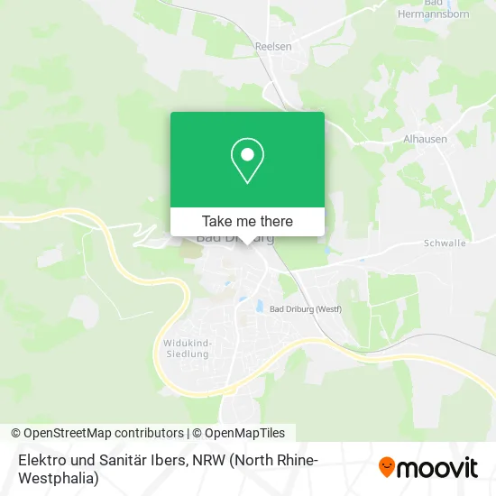 Карта Elektro und Sanitär Ibers