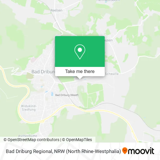 Карта Bad Driburg Regional