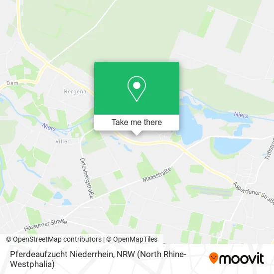 Карта Pferdeaufzucht Niederrhein