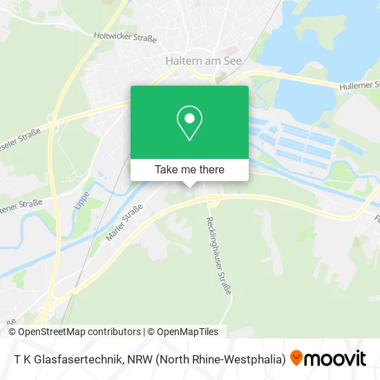 T K Glasfasertechnik map