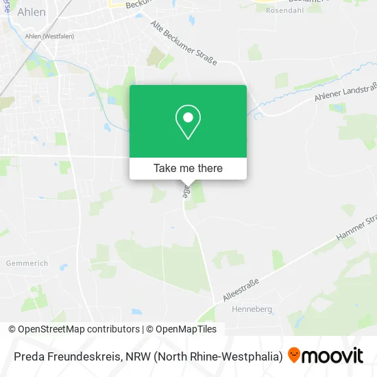 Карта Preda Freundeskreis